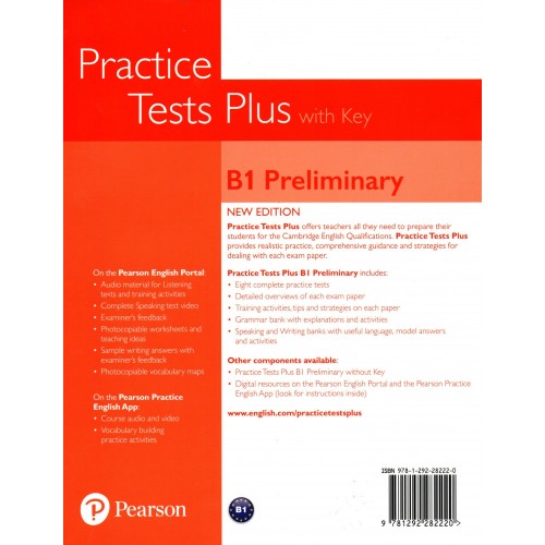 Practice Tests Plus B1 Preliminary With Key For The 2020 Exam Practice Tests Plus B1 Preliminary With Key For The 2020 Exam